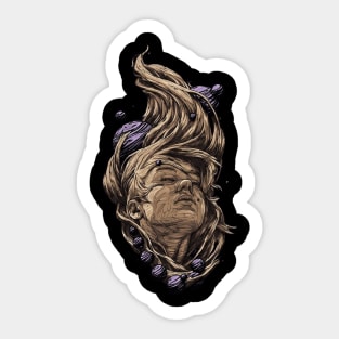 Woman Space Sticker